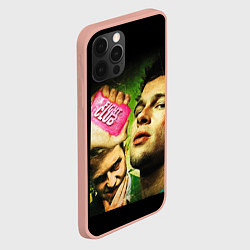 Чехол для iPhone 12 Pro Max Fight club - бойцовский клуб, цвет: 3D-светло-розовый — фото 2