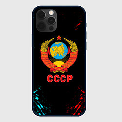Чехол для iPhone 12 Pro Max Моя страна СССР краски, цвет: 3D-черный