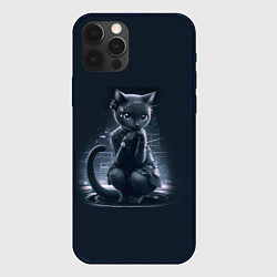 Чехол для iPhone 12 Pro Max Sweet cat - cyberpunk, цвет: 3D-черный