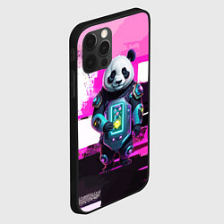 Чехол для iPhone 12 Pro Max Funny panda - cyberpunk, цвет: 3D-черный — фото 2