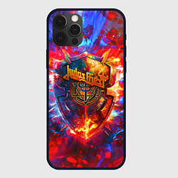 Чехол для iPhone 12 Pro Max Invincible shield - Jadas Priest, цвет: 3D-черный