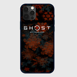 Чехол для iPhone 12 Pro Max Ghost of Tsushima winter game, цвет: 3D-черный