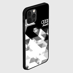 Чехол для iPhone 12 Pro Max AUDI geometry sport, цвет: 3D-черный — фото 2