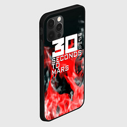 Чехол для iPhone 12 Pro Max Seconds to mars fire, цвет: 3D-черный — фото 2