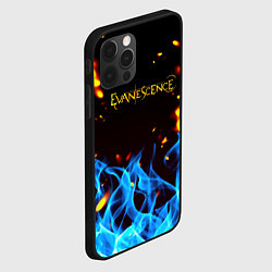 Чехол для iPhone 12 Pro Max Evanescence огонь рок группа, цвет: 3D-черный — фото 2