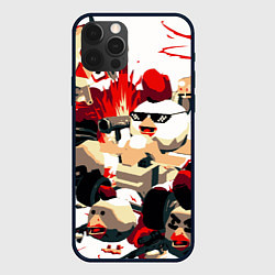 Чехол для iPhone 12 Pro Max Чикен Ган разборка, цвет: 3D-черный