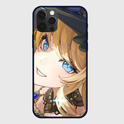 Чехол для iPhone 12 Pro Max Genshin Impact Навия, цвет: 3D-черный