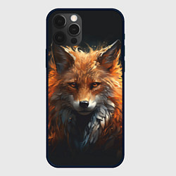 Чехол для iPhone 12 Pro Max Красавец лис, цвет: 3D-черный