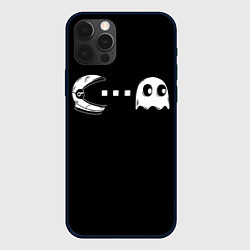 Чехол для iPhone 12 Pro Max Spac-man, цвет: 3D-черный