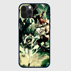 Чехол для iPhone 12 Pro Max Геншин импакт персонажи, цвет: 3D-черный