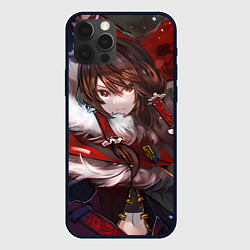 Чехол для iPhone 12 Pro Max Touhou Project Рейму Winter, цвет: 3D-черный