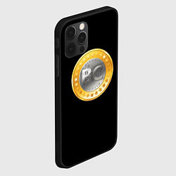 Чехол для iPhone 12 Pro Max BTC money, цвет: 3D-черный — фото 2