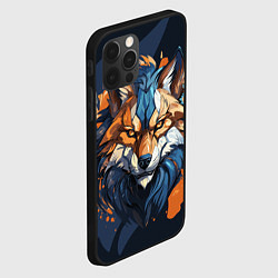 Чехол для iPhone 12 Pro Max Мудрый волк, цвет: 3D-черный — фото 2