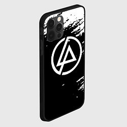 Чехол для iPhone 12 Pro Max Linkin Park - black and white, цвет: 3D-черный — фото 2