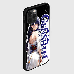 Чехол для iPhone 12 Pro Max Сёгун Райдэн из игры Геншин импакт, цвет: 3D-черный — фото 2