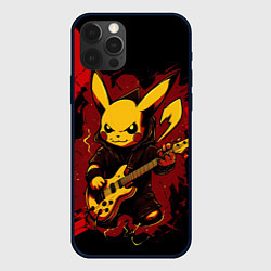 Чехол для iPhone 12 Pro Max Устрашаюший покемон с гитарой, цвет: 3D-черный