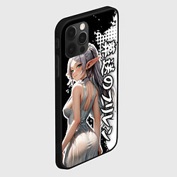 Чехол для iPhone 12 Pro Max Фрирен - в белой ночнушке, цвет: 3D-черный — фото 2