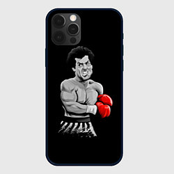Чехол для iPhone 12 Pro Max Rocky Balboa, цвет: 3D-черный