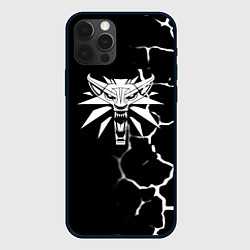 Чехол для iPhone 12 Pro Max The witcher текстура, цвет: 3D-черный