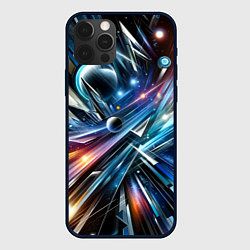 Чехол для iPhone 12 Pro Max Космос - футуризм, цвет: 3D-черный