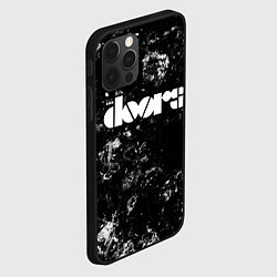 Чехол для iPhone 12 Pro Max The Doors black ice, цвет: 3D-черный — фото 2