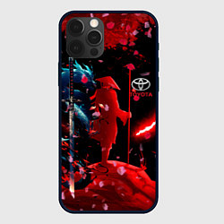 Чехол для iPhone 12 Pro Max Toyota затмение, цвет: 3D-черный