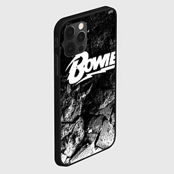 Чехол для iPhone 12 Pro Max David Bowie black graphite, цвет: 3D-черный — фото 2