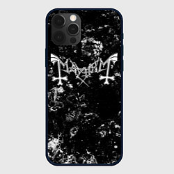 Чехол для iPhone 12 Pro Max Mayhem black ice, цвет: 3D-черный