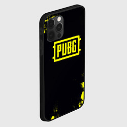 Чехол для iPhone 12 Pro Max Pubg краски абстракция, цвет: 3D-черный — фото 2