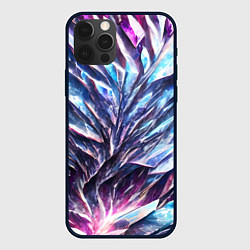 Чехол для iPhone 12 Pro Max Синий драгоценный камень, цвет: 3D-черный