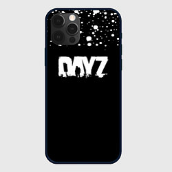 Чехол для iPhone 12 Pro Max DayZ крачки белые, цвет: 3D-черный