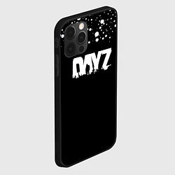 Чехол для iPhone 12 Pro Max DayZ крачки белые, цвет: 3D-черный — фото 2