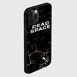 Чехол для iPhone 12 Pro Max Dead space текстура, цвет: 3D-черный — фото 2