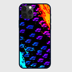 Чехол для iPhone 12 Pro Max Brawl stars neon logo kids, цвет: 3D-черный