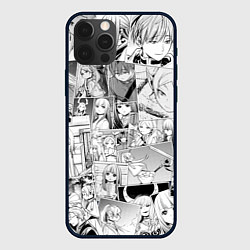 Чехол для iPhone 12 Pro Max Провожающая в последний путь Фрирен узор, цвет: 3D-черный