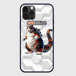 Чехол для iPhone 12 Pro Max Catzilla big, цвет: 3D-черный