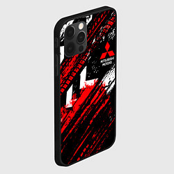 Чехол для iPhone 12 Pro Max Mitsubishi - sport style, цвет: 3D-черный — фото 2