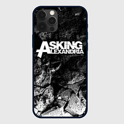 Чехол для iPhone 12 Pro Max Asking Alexandria black graphite, цвет: 3D-черный