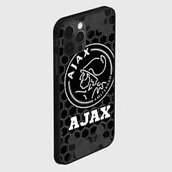 Чехол для iPhone 12 Pro Max Ajax sport на темном фоне, цвет: 3D-черный — фото 2