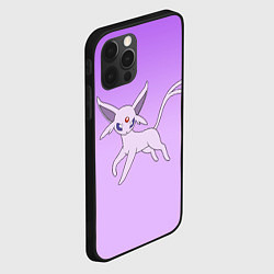 Чехол для iPhone 12 Pro Max Espeon Pokemon - розовая кошка покемон, цвет: 3D-черный — фото 2