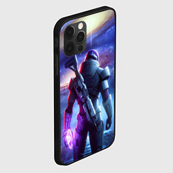 Чехол для iPhone 12 Pro Max Mass Effect - andromeda ai art, цвет: 3D-черный — фото 2