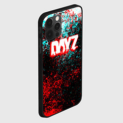 Чехол для iPhone 12 Pro Max Dayz глитч брызги красок, цвет: 3D-черный — фото 2