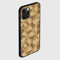Чехол для iPhone 12 Pro Max Фак - камуфляж, цвет: 3D-черный — фото 2
