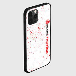 Чехол для iPhone 12 Pro Max Gears of War красные брызги, цвет: 3D-черный — фото 2