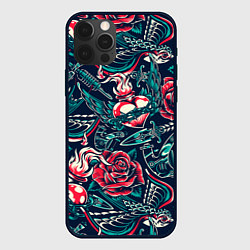 Чехол для iPhone 12 Pro Max Tattoo machine, цвет: 3D-черный