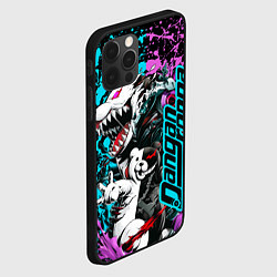 Чехол для iPhone 12 Pro Max Monokuma - fan art, цвет: 3D-черный — фото 2