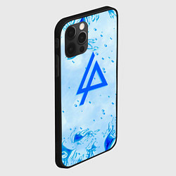 Чехол для iPhone 12 Pro Max Linkin park холодный огонь бренд, цвет: 3D-черный — фото 2
