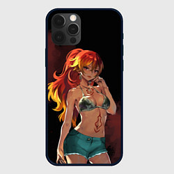 Чехол для iPhone 12 Pro Max Сюра - Синий экзорцист, цвет: 3D-черный