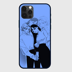 Чехол для iPhone 12 Pro Max Эмми и Син - Любовь с кончиков пальцев, цвет: 3D-черный