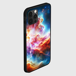 Чехол для iPhone 12 Pro Max The cosmic nebula, цвет: 3D-черный — фото 2